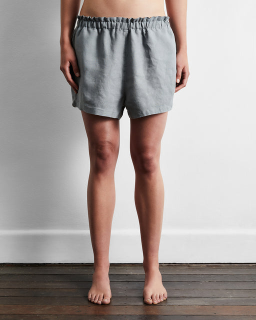 Mineral 100% French Flax Linen Shorts